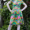 Hills Mushroom Babe Tea Dress in Stretch Cotton by Run and Fly - Image 2