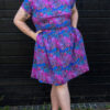 Jellyfish Tea Dress in Stretch Cotton by Run and Fly - Image 2