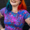 Jellyfish Tea Dress in Stretch Cotton by Run and Fly - Image 6