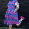 Jellyfish Tea Dress in Stretch Cotton by Run and Fly - Image 4