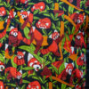 Red Panda Unisex Short Sleeve Cotton Shirt by Run and Fly - Image 2