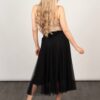 Eden Tulle Swing Skirt in Black by Sarta MSH - Image 4