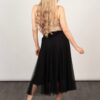 Eden Tulle Swing Skirt in Black by Sarta MSH - Image 4