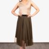 Eden Tulle Swing Skirt in Khaki by Sarta MSH - Image 4