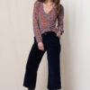 Isla Cord Cropped Trousers by Lily & Me - Image 3
