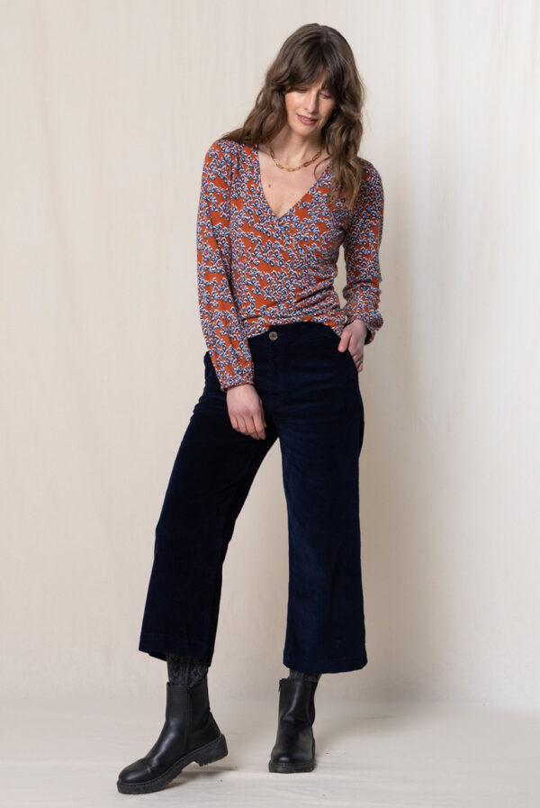 Isla Cord Cropped Trousers by Lily & Me