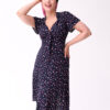 Navy Floral 1940's Tea Dress by Pretty Retro - Image 3
