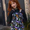 Run and Fly Cauldron Cats Dungarees in Stretch Twill Cotton Unisex Fit - Image 5