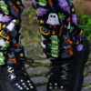 Run and Fly Cauldron Cats Dungarees in Stretch Twill Cotton Unisex Fit - Image 3