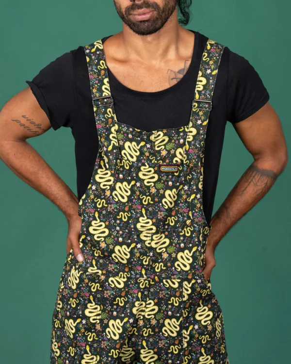 Run and Fly Serpent Dungarees in Stretch Twill Cotton Unisex Fit