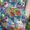 Run and Fly Spooky Stuff Dungarees in Stretch Twill Cotton Unisex Fit - Image 2