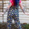 Run and Fly Bee Happy Dungarees in Stretch Twill Cotton Unisex Fit - Image 3