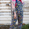 Run and Fly Bee Happy Dungarees in Stretch Twill Cotton Unisex Fit - Image 5