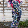 Run and Fly Bee Happy Dungarees in Stretch Twill Cotton Unisex Fit - Image 4