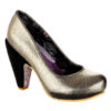 In For the Thrill Gold Shoes by Irregular Choice - Image 4