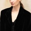 Blake Velvet Black Blazer by Sarta - Image 5