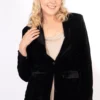 Blake Velvet Black Blazer by Sarta - Image 6