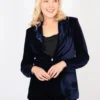 Blake Velvet Black Blazer by Sarta - Image 9