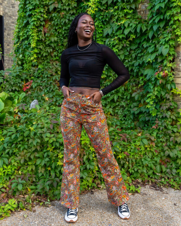 Cottagecore High Waisted Unisex Flares by Run and Fly