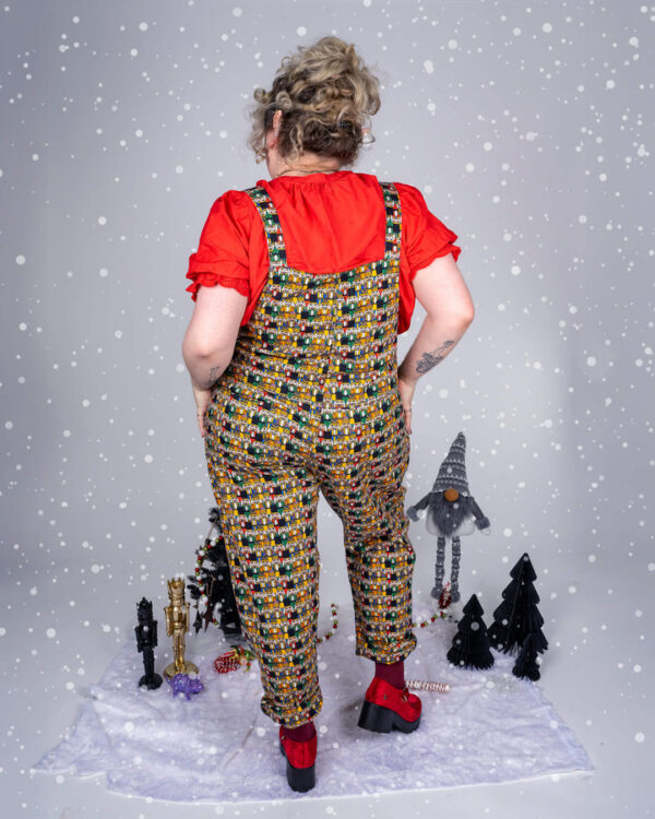 Nutcracker Unisex Dungarees in Cotton Stretch Twill by Run and Fly