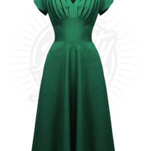 Emerald 50's Style Swing Dress by Pretty Retro