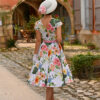 Lottie Swing Dress by Hearts & Roses London - Image 4