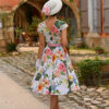 Lottie Swing Dress by Hearts & Roses London - Image 4