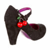 Cherry Champ Black Heels by Irregular Choice's Bed of Roses - Image 4