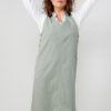 Hilda Pinafore Dress Sage Twill by Lily & Me - Image 2