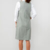 Hilda Pinafore Dress Sage Twill by Lily & Me - Image 6