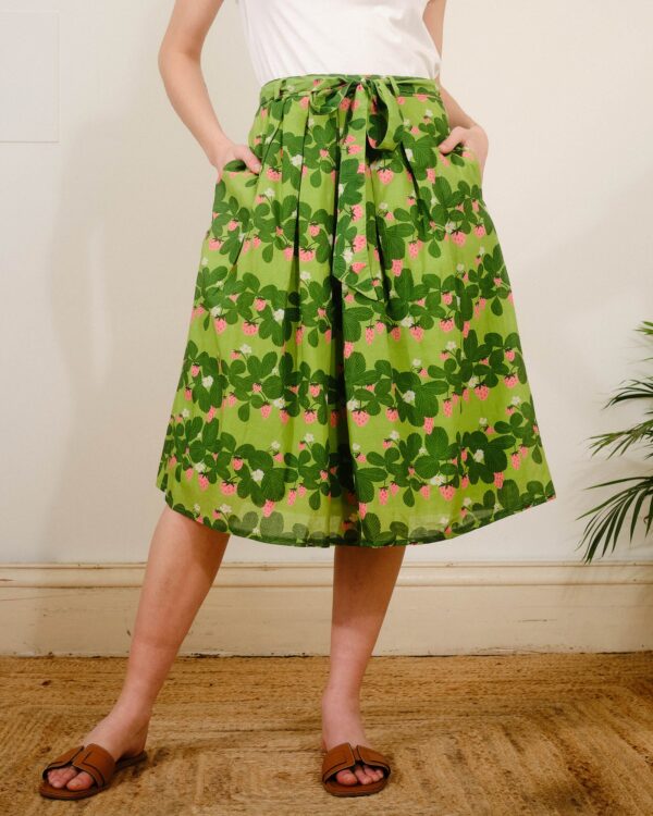 Strawberry Picking Jessica Skirt by Pretty Vacant