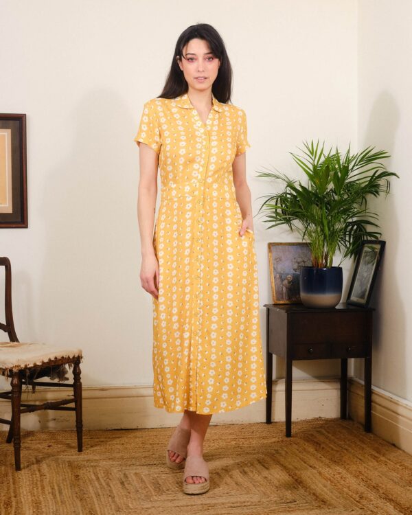 Yellow Buttercups Jonie Dress by Pretty Vacant