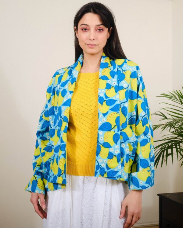 Apple Blossom Reversible Kimono  by Pretty Vacant