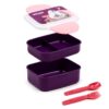Moomin Clip Lock Stacked Bento Lunch Box with Cutlery - Image 8