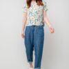 Pippa Blouse in Geo Aveline Print by Lily & Me - Image 3