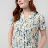 Pippa Blouse in Geo Aveline Print by Lily & Me - Image 4