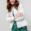 Kynance Stretch Twill White Jacket by Lily & Me - Image 3