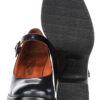 Amara T Bar Shoes in Navy Leather - Image 7