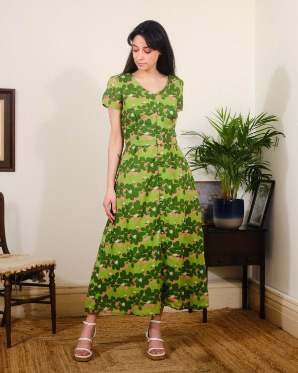 Tanya Dress in Strawberry Picking by Pretty Vacant