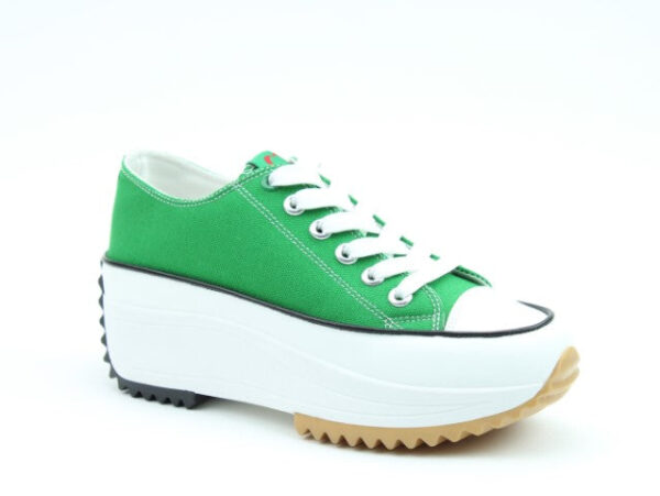Strata Green Trainer by Heavenly Feet