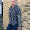 Swallows Unisex Short Sleeve Cotton Shirt by Run and Fly - Image 4