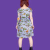 Adventure Dino Tea Dress in Stretch Cotton by Run and Fly - Image 2