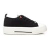 Black Canvas Ladies Trainer by XTI Refresh - Image 2
