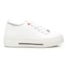 White Canvas Ladies Trainer by XTI Refresh - Image 2