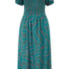 Jolene Shirred Midi Dress by Sugarhill Brighton - Image 8