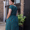 Fox Tea Dress in Stretch Cotton by Run and Fly - Image 4