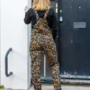 Run & Fly Highland Cow Stretch Twill Dungarees - Image 3