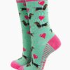 Sausage Dog Dachshund Bamboo Socks by Sarta MSH - Image 2