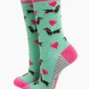Sausage Dog Dachshund Bamboo Socks by Sarta MSH - Image 2