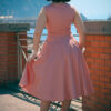 Elodie Polka Dot Swing Dress by Hearts & Roses London - Image 4